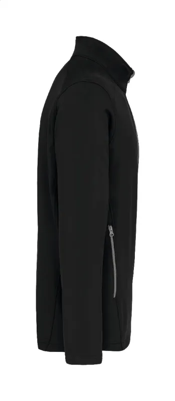 2 rétegű softshell kabát, fekete
