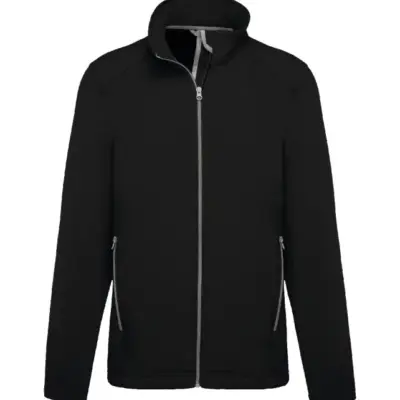 2 rétegű softshell kabát, fekete