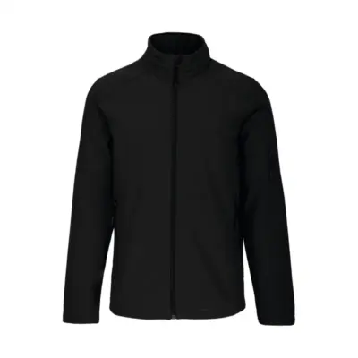3 rétegű softshell kabát, fekete