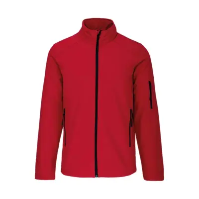 3 rétegű softshell kabát, piros