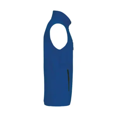 3 rétegű softshell testmelegítő mellény, kék