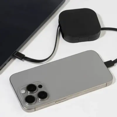 60 W-os RABS USB-C kábel – Hobsle, fekete