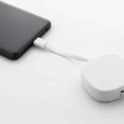 60 W-os RABS USB-C töltőkábel, fehér