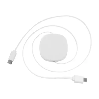 60 W-os RABS USB-C töltőkábel, fehér