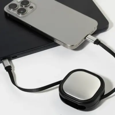 60 W-os USB-C töltőkábel, fekete