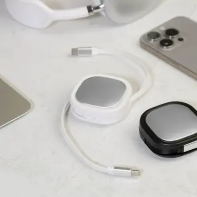 60 W-os USB-C töltőkábel, fekete