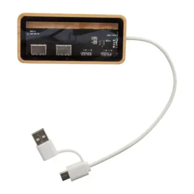 Átlátszó USB hub, natúr / átlátszó