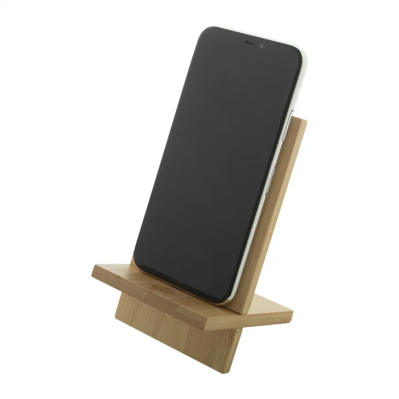 Bambusz mobiltelefon-tartó, natúr