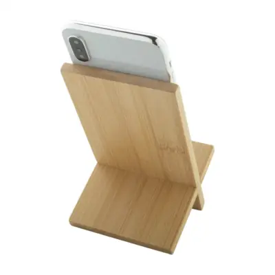 Bambusz mobiltelefon-tartó, natúr