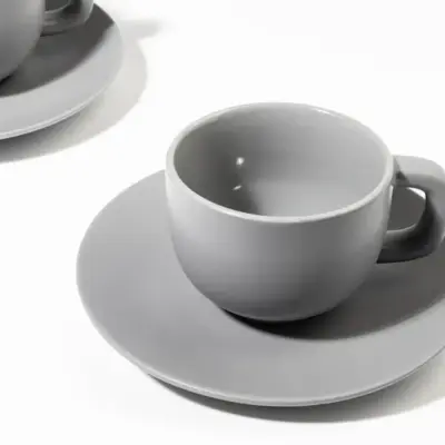Cappuccino csésze szett – Caturra Plus, szürke