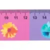 Ceruza formájú vonalzó, 24 cm, fehér