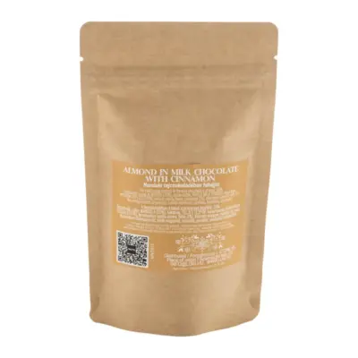 Csokoládés fahéjas mandula, 70 g, natúr