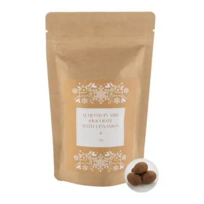 Csokoládés fahéjas mandula, 70 g, natúr
