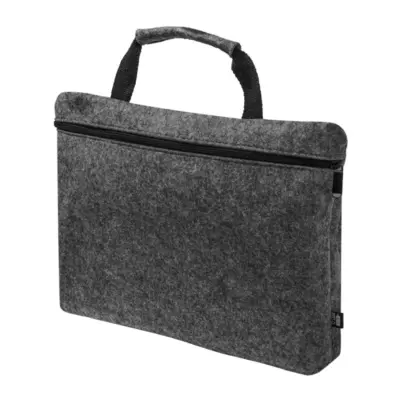 Egyedi laptoptáska, sötétszürke