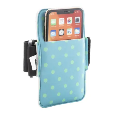 Egyedi mobiltartós karpánt, fehér