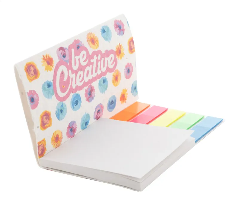 Egyedi öntapadós jegyzettömb, fehér