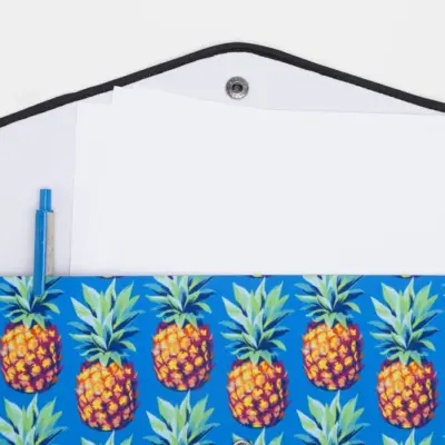 Egyedi RPET dokumentum- és laptop táska, fekete