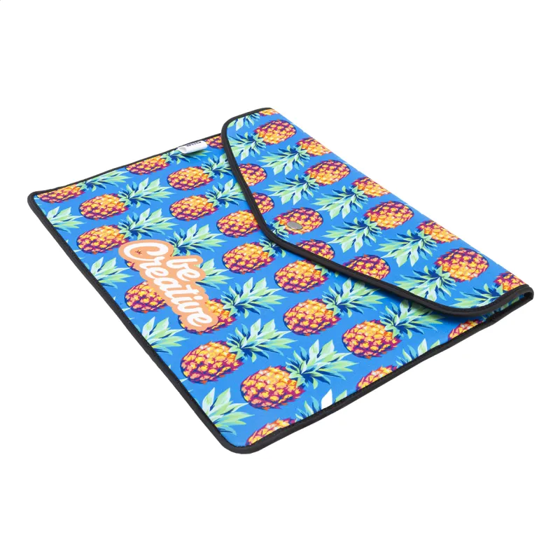 Egyedi RPET dokumentum- és laptop táska, fekete