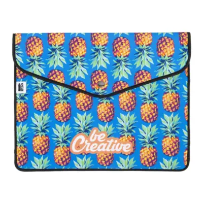 Egyedi RPET dokumentum- és laptop táska, fekete