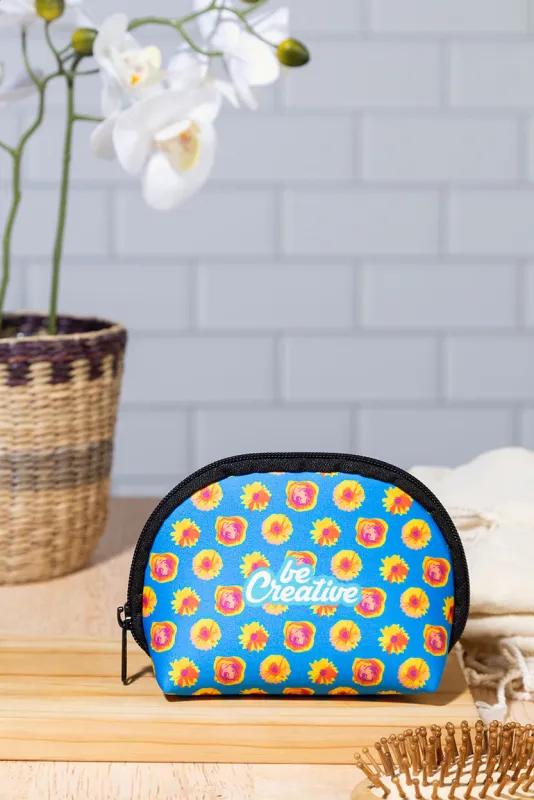 Egyedi RPET kozmetikai táska – CreaBeauty Soft S, fekete