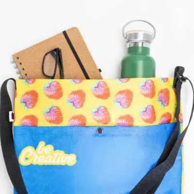 Egyedi RPET válltáska – SuboBag Shoulder, fekete
