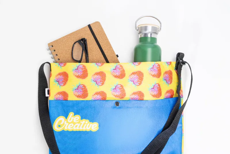 Egyedi RPET válltáska – SuboBag Shoulder, fekete