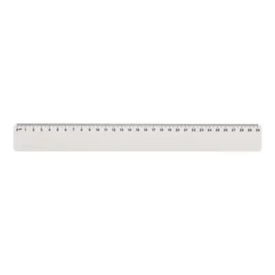 Egyedi vonalzó, 30 cm, fehér