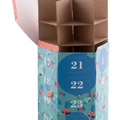 Egyediesíthető adventi kalendárium, fehér