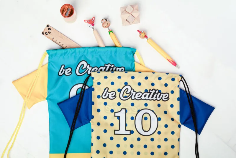 Egyediesíthető gyerek hátizsák – CreaDraw T Kids, fekete