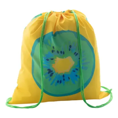 Egyediesíthető hátizsák – CreaDraw Zip, zöld / fehér