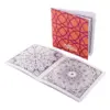 Egyediesíthető kifestő füzet, mandala – ColoBook, fehér
