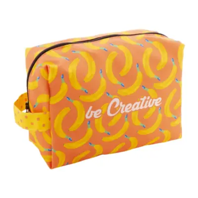 Egyediesíthető kozmetikai táska – CreaBeauty Carry, fekete / fehér