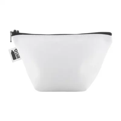 Egyediesíthető kozmetikai táska – CreaBeauty Trapeze S, fekete / fehér