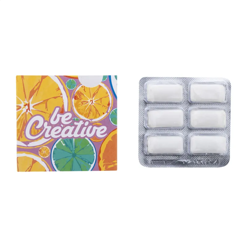 Egyediesíthető rágógumi, fehér