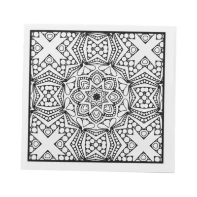 Egyediesíthető színező szett, mandala – Coloxil 12, fehér