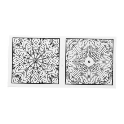 Egyediesíthető színező szett, mandala – Coloxil 12, fehér