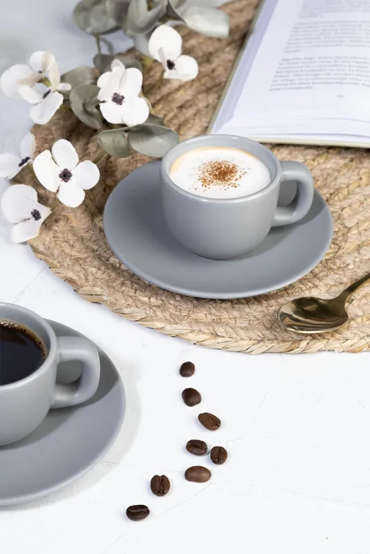 Espresso csésze szett – Caturra, szürke