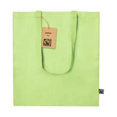 Fairtrade bevásárlótáska, lime zöld