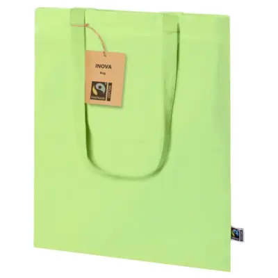 Fairtrade bevásárlótáska, lime zöld