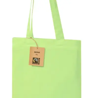 Fairtrade bevásárlótáska, lime zöld