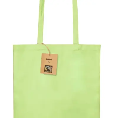 Fairtrade bevásárlótáska, lime zöld
