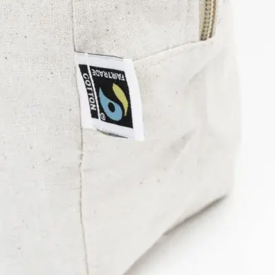 Fairtrade kozmetikai táska, natúr