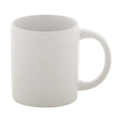 Fehér porcelán bögre, fehér