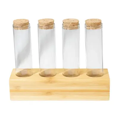 Fűszertartó szett, átlátszó / natúr