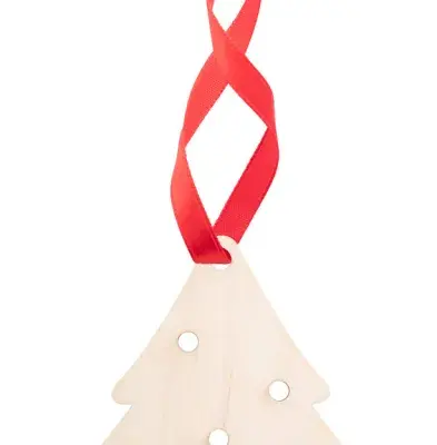 Karácsonyi üdvözlőlap, karácsonyfa – TreeCard, natúr
