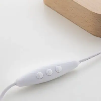 LED-es trófea, egyedi forma – Woodify, átlátszó / natúr