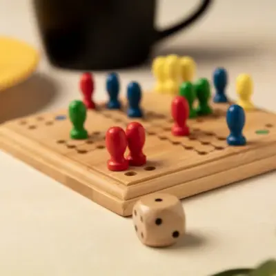 Ludo játék, natúr