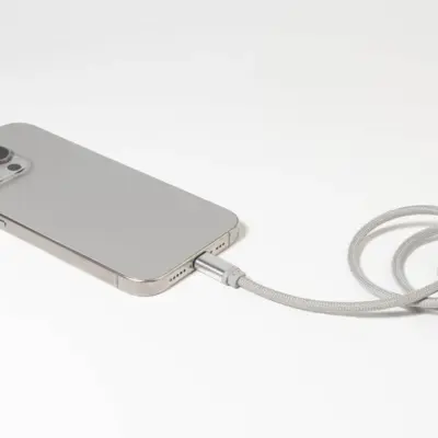 Mágneses 60 W-os USB-C kábel – Magsle, ezüst