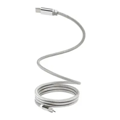 Mágneses 60 W-os USB-C kábel – Magsle, ezüst