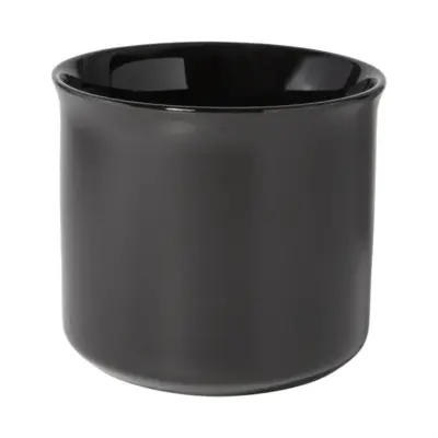 Matt vintage bögre – Woodstock Flat, fekete